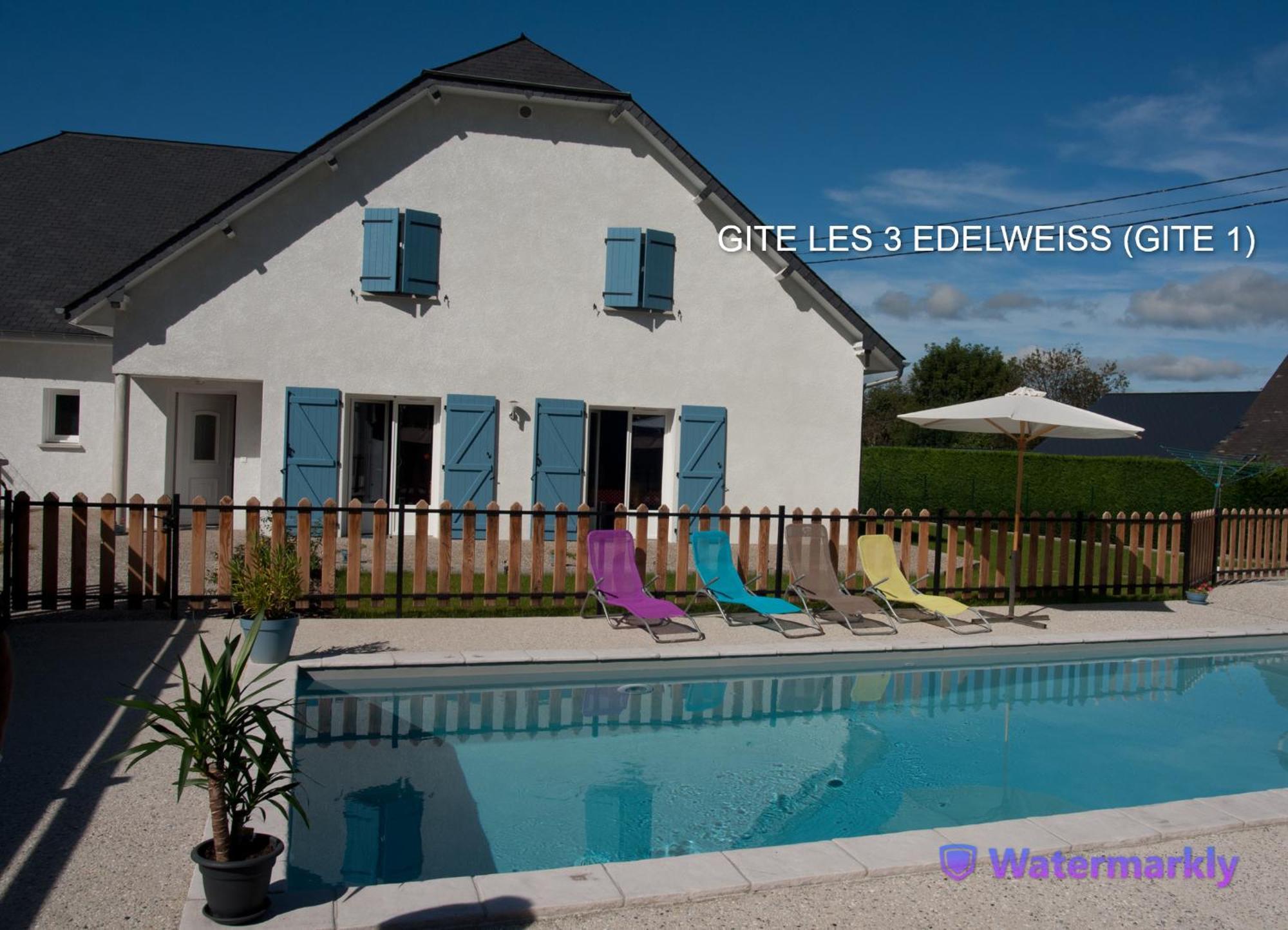 Les 3 Edelweiss - Gite 1 Ou Gite 2 Arette Exteriér fotografie